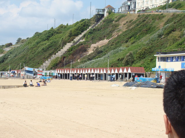 Beach huts on the promenade