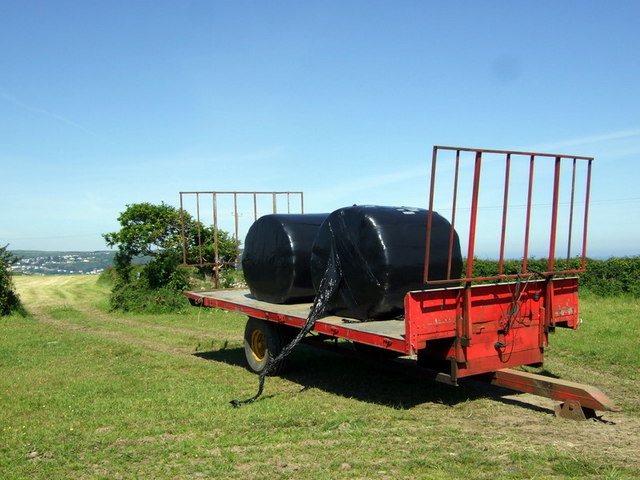 Silage gathered in