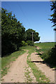 Track opposite Hall Farm Cottage