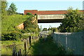 Footpath alongside the railway