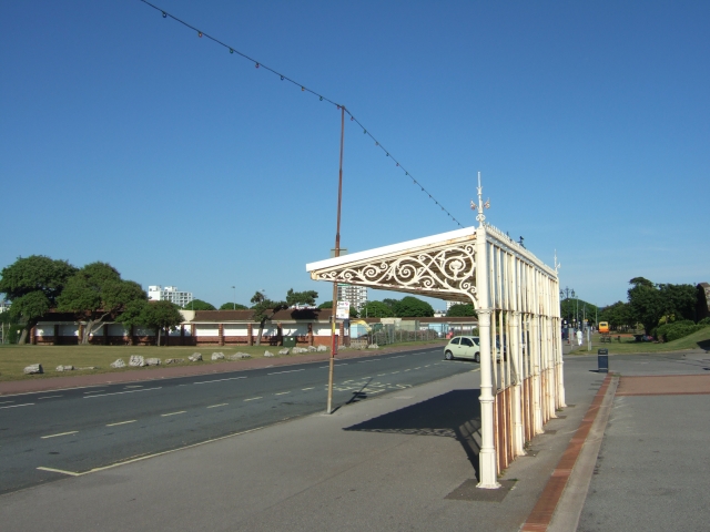 Bus stop with ornate shelter, Southsea