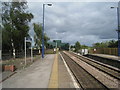 Keadby bridge from the platform of Althorpe station