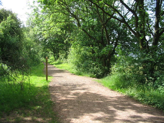 Footpath crossing the Coventry Way