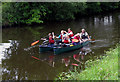 Leeds & Liverpool Canal:  Paddling boats near Salterforth