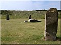 Gorsedd stones and sand dunes