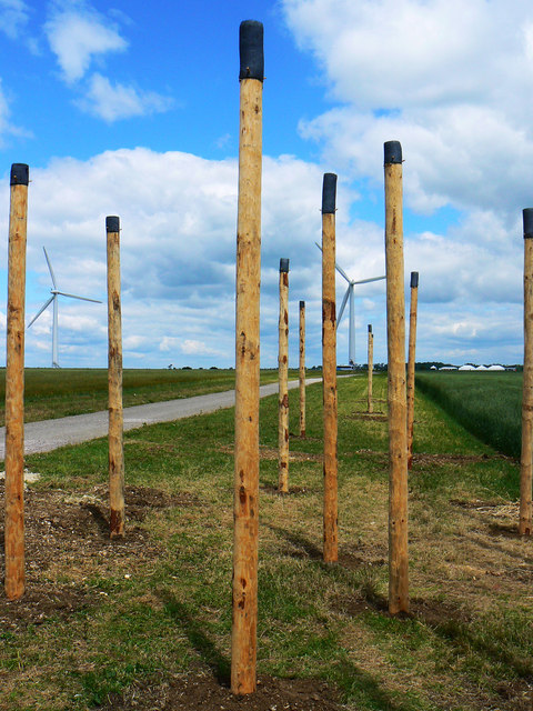 Wind Sound sculpture, Westmill Wind Farm, Watchfield