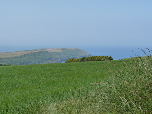 Morte Bay and surrounding countryside