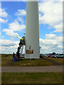 SU2391 : Turbine 2 open to visitors, Westmill Wind Farm, Watchfield by Brian Robert Marshall
