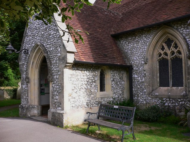 The porch at Blendworth Church