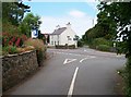 Crossroads on the A499 east of Penrhos