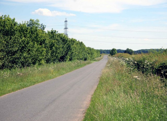 Country road looking towards Moorhouse 