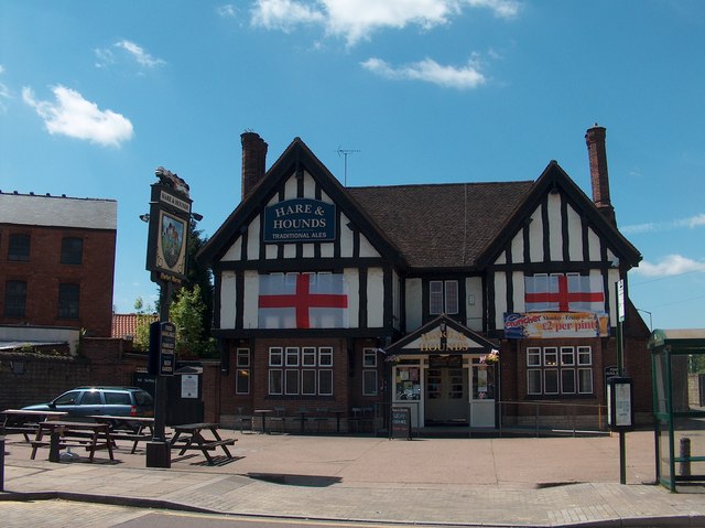"The Hare and Hounds", Market Warsop during football's World Cup 2010