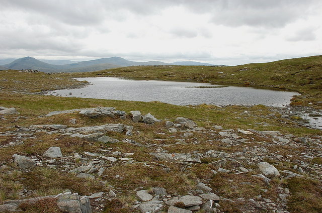 Lochan south of Meallan Liath Beag