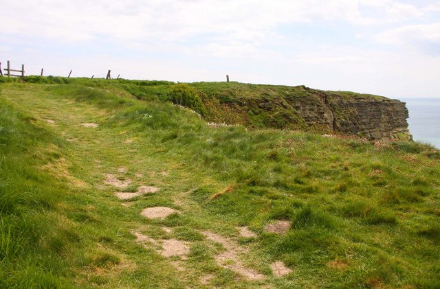 The Coastal Path on Gore Cliff