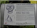 C2500 : Information board, Beltany Stone Circle by Kenneth  Allen