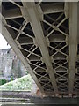 SH7877 : Detail from beneath road bridge at Conwy by Richard Hoare