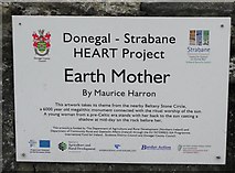 C2502 : H.E.A.R.T. Project information board, Earth Mother by Kenneth  Allen
