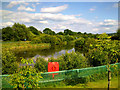 Flood storage lagoon, Great Western Hospital, Swindon