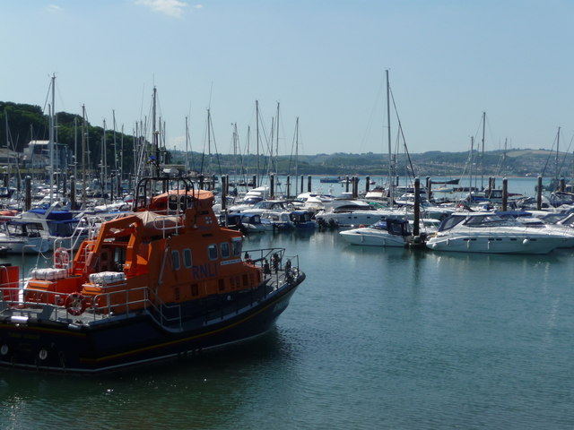 Brixham : Brixham Harbour & RNLI Lifeboat