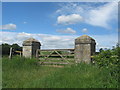 A gate in to the field