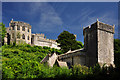 Church and castle - St Donat