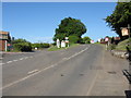 Hartlebury - road junction at the level crossing