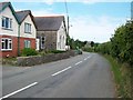 The Boduan Road (A497) at Efailnewydd