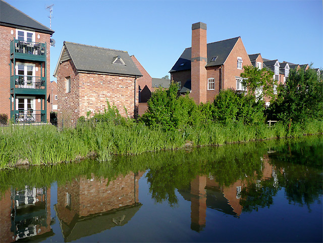 New housing near Market Bosworth, Leicestershire