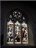 TQ3769 : St. George's Church - Victorian stained glass window, south side by Mike Quinn