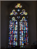 TQ3769 : St. George's Church - stained glass window "City of God" by Mike Quinn