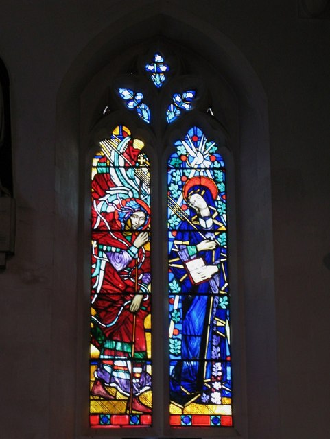 St. George's Church - stained glass window "Annunciation"