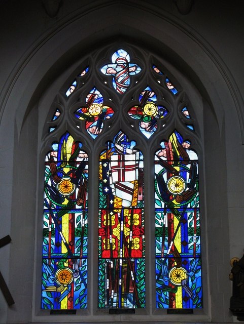 St. George's Church - stained glass window "Resurrection"