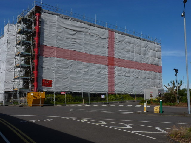 Is this the country's biggest flag of St George?