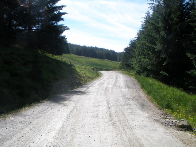 Forestry road above Glen Shira