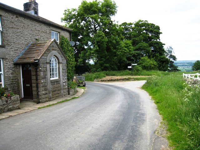 Road junction near Penhill Farm
