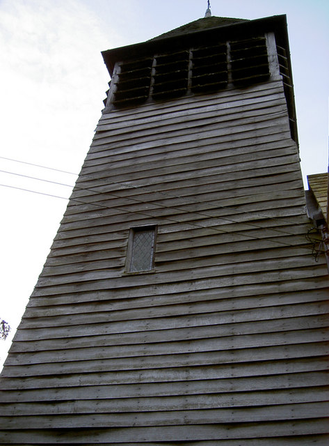 Wooden spire at Raskelf