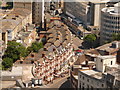 Bournemouth: looking down on St. Peter?s/Fir Vale Roads