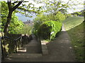 Steps down to the beach