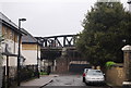 Railway bridge at the end of Conyers Rd