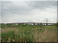 New Tank Hill Road bridge, viewed from Rainham Marshes Nature Reserve