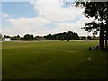 Mowing at Penn Cricket Club