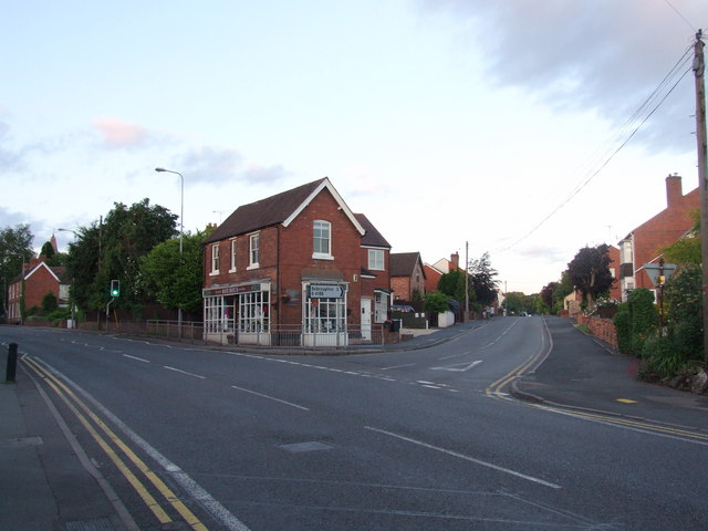 Junction of Birmingham Road and Belbroughton Road, Blakedown