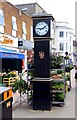 The clock on Sheep Street