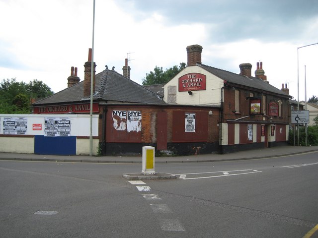 Hitchin: The former Orchard and Anvil public house