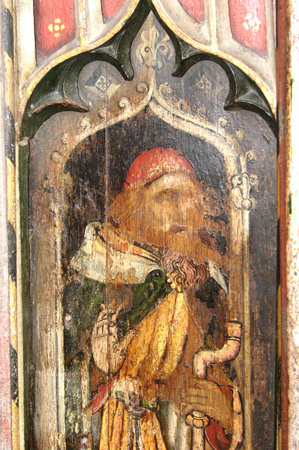 St Edmund's church in Southwold - parclose screen panel (detail)