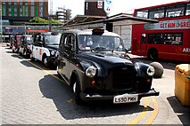 TQ3489 : 'Fairway' taxi at Tottenham Hale by Dr Neil Clifton