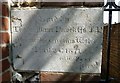 Foundation stone for the church hall in St Peter