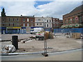 Gainsborough Market Place being resurfaced