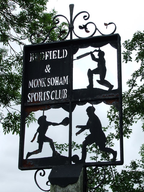 Bradfield And Monk Soham Sports Club Sign