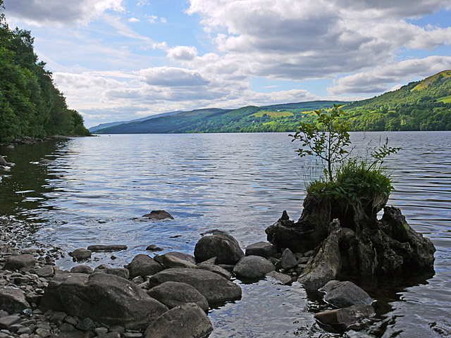 South shore of Loch Tummel © Dr Richard Murray :: Geograph Britain and ...